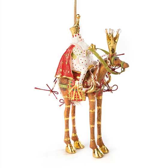 Patience Brewster Nativity Melchior on Horse Ornament | MacKenzie-Childs