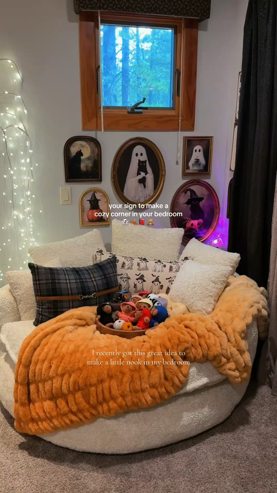 Cozy reading nook for fall 🍂✨💫 love my soooky fall decor #falldecor

#LTKHome #LTKSaleAlert #LTKSeasonal