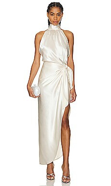 NONchalant Label Aulie Dress in Champagne from Revolve.com | Revolve Clothing (Global)