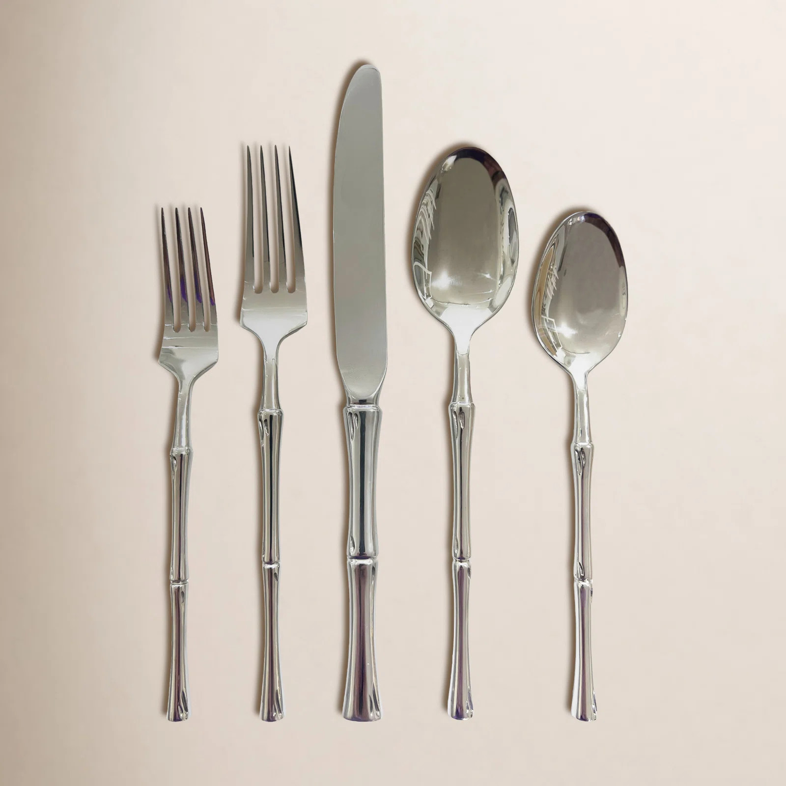 Bamboo 18/10 Stainless 20 Piece Flatware Set, Service For 4 (Set of 4) | Wayfair North America