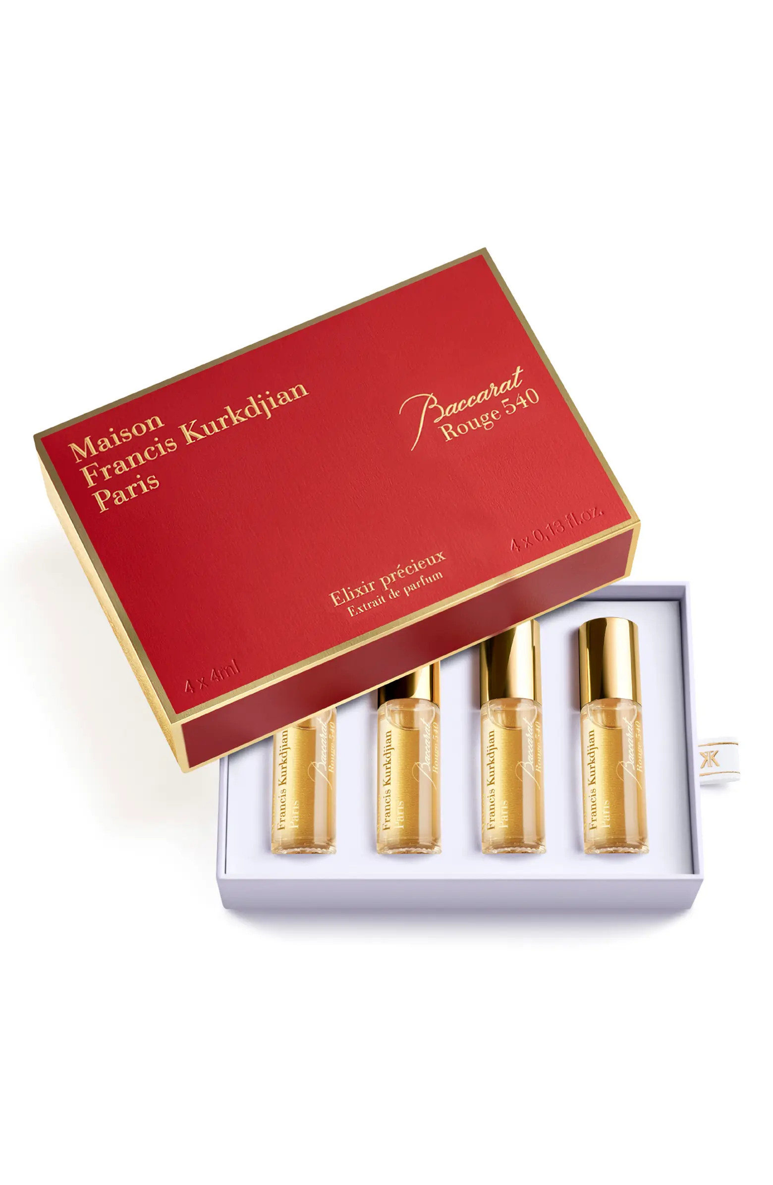 Baccarat Rouge 540 Elixir 4-Piece Roll-On Extrait de Parfum Set | Nordstrom