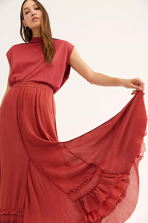 FP One Cypress Ruffle Skirt | Free People (UK)