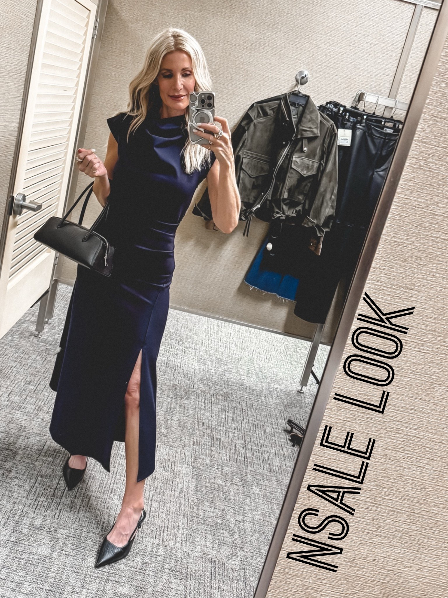 Nordstrom Anniversary Sale look! 💙 Loving this navy blue ruched midi dress—it’s incredibly soft, wrinkle-resistant, and so flattering. I’m wearing an XS, and it’s an easy piece to dress up or down.

#LTKootd #LTKOver40 #LTKSaleAlert