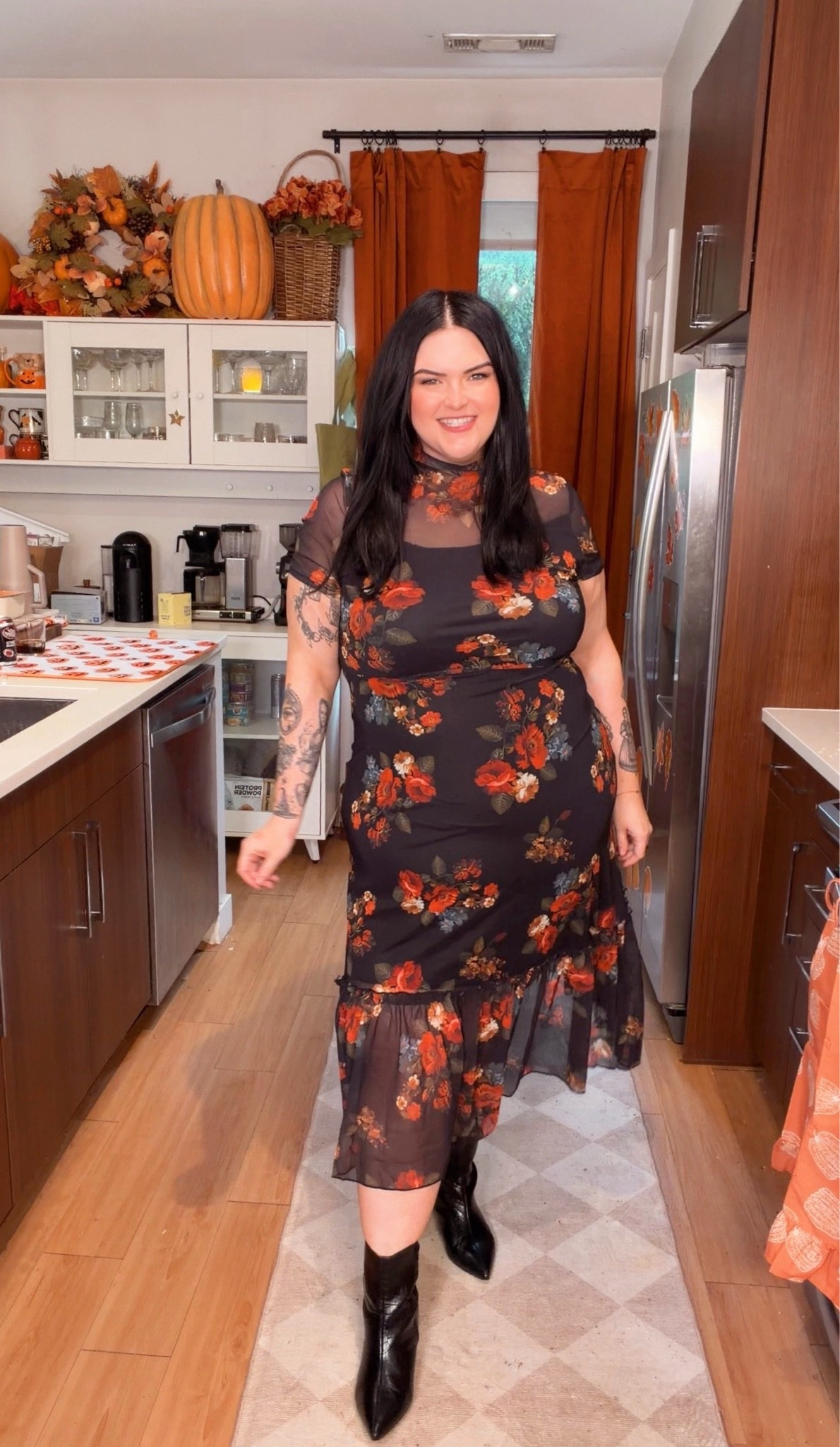 Size 3XL = size 16. Size up! This is the best Amazon finds in awhile! I love it! So beautiful and stretchy. Perfect fall wedding guest.

#LTKMidsize #LTKSaleAlert