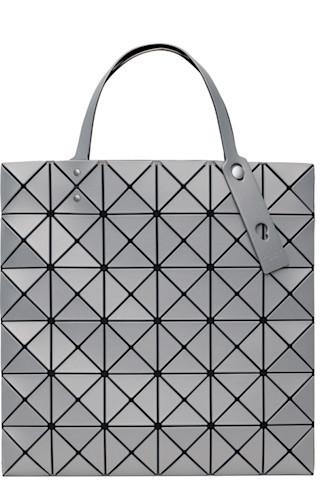 BAO BAO ISSEY MIYAKE - Gray & Silver Lucent W Color Tote | SSENSE