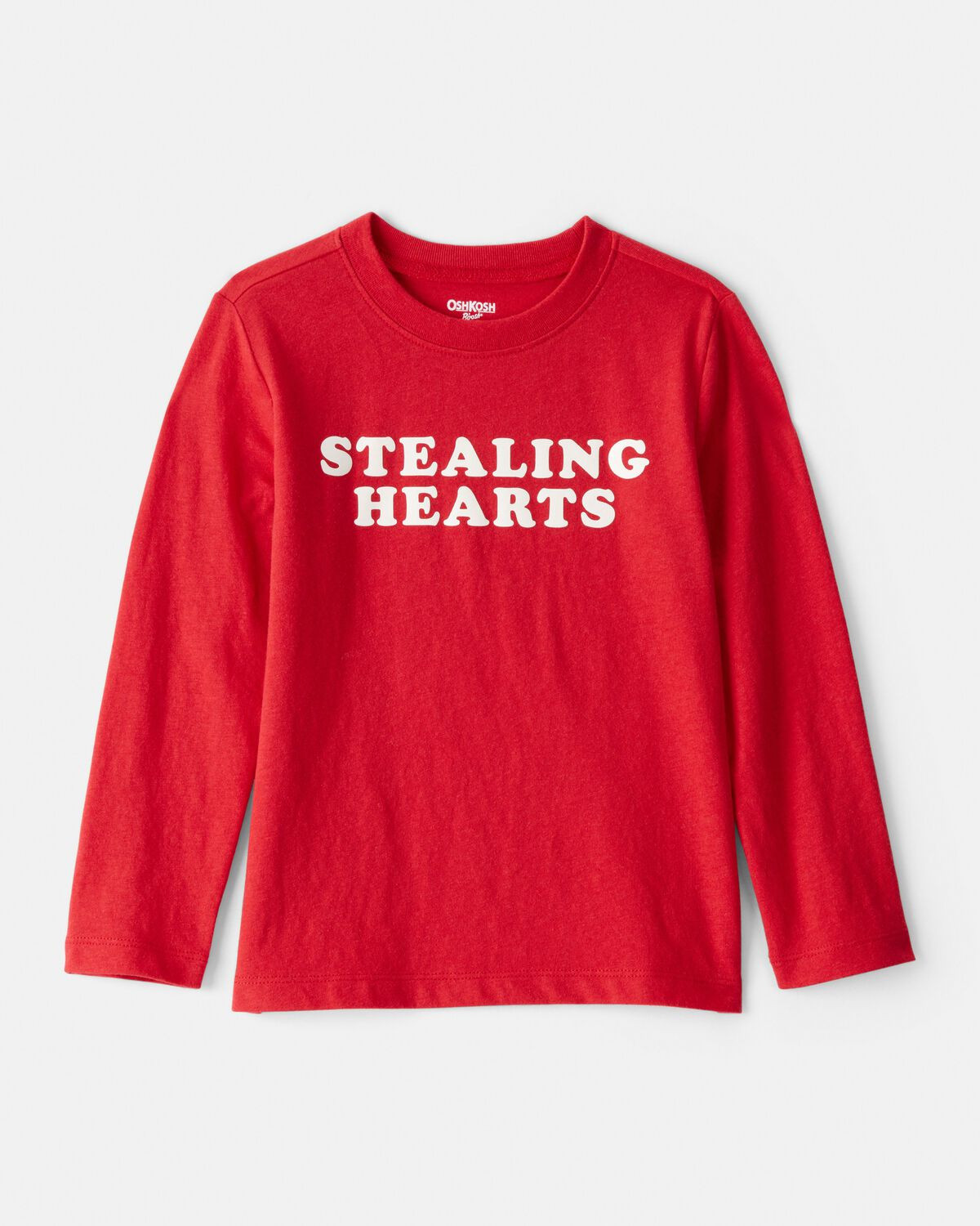 Toddler Boy Heart Long-Sleeve Graphic Tee - Red | Carter's Inc