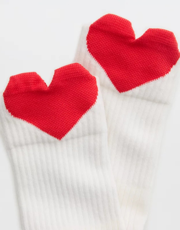 Aerie Ribbed Cotton Crew Socks | Aerie