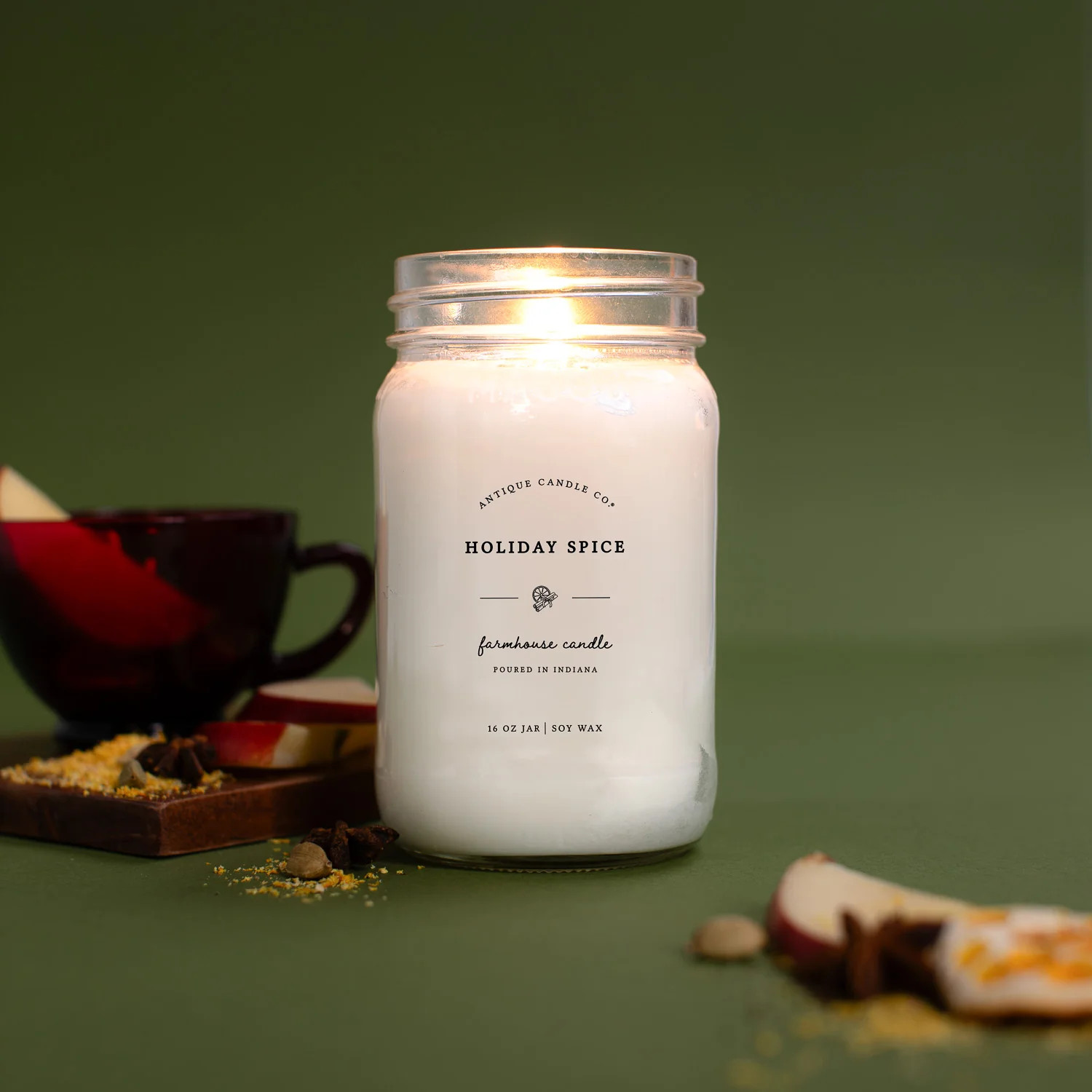 Holiday Spice 16 oz candle | Antique Candle Co.