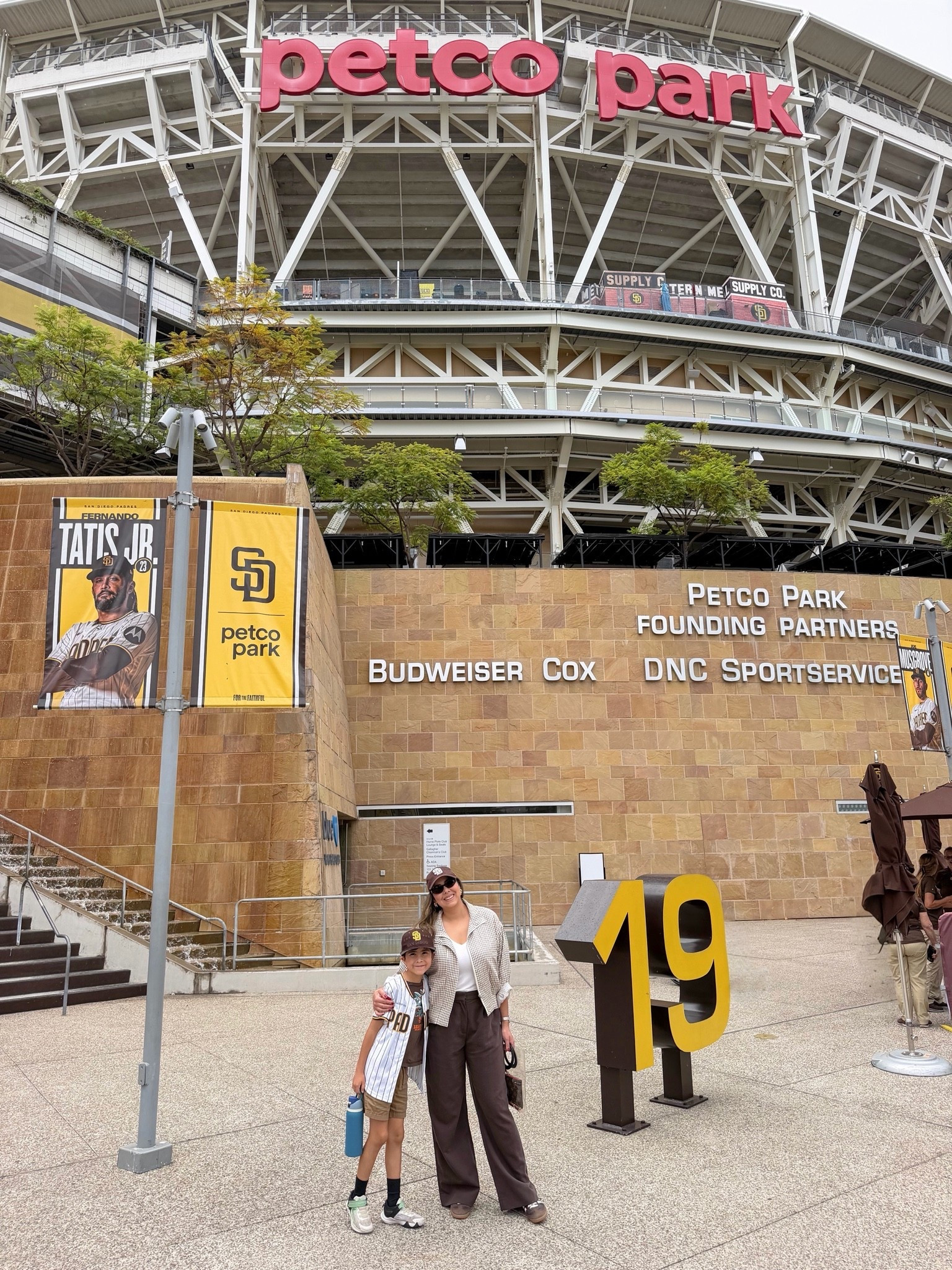 Padres baseball game outfit, brown trousers with brown sambas

#LTKmomlife #LTKOver40 #LTKootd