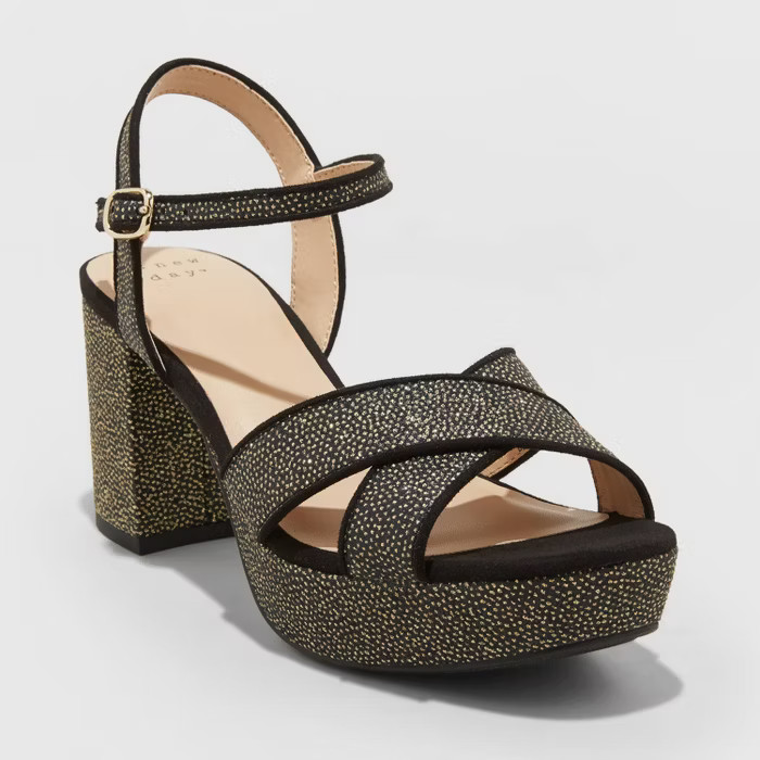 Women's Gabriella Mid Heel Platform Pumps - A New Day™ | Target