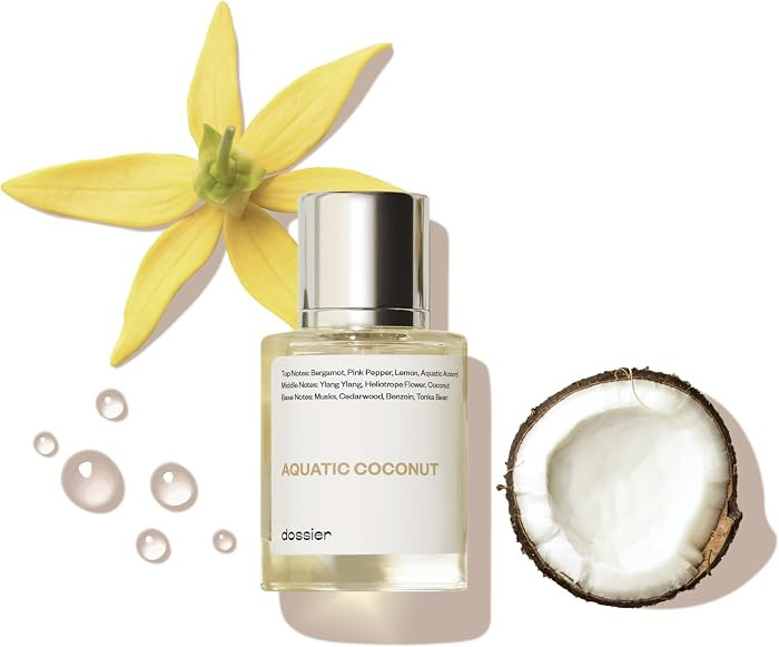 Dossier - Aquatic Coconut - Eau de Parfum - Inspired by Beach Walk - Long-lasting Fragrance - Veg... | Amazon (US)