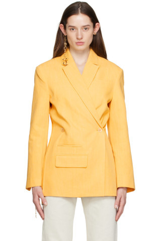 Yellow 'La Veste Tibau' Blazer | SSENSE