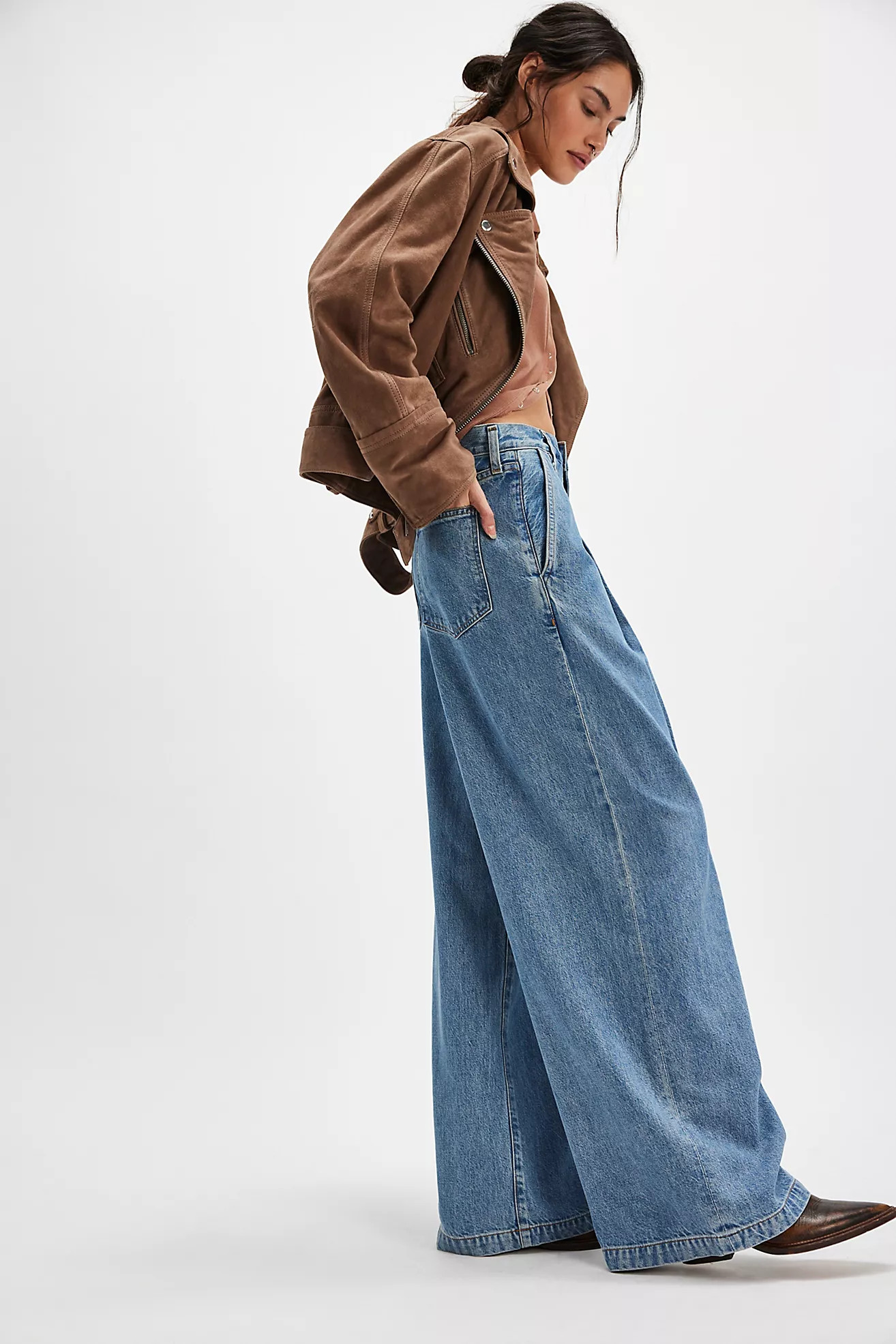 AGOLDE Ellis Trouser Jeans | Free People (Global - UK&FR Excluded)