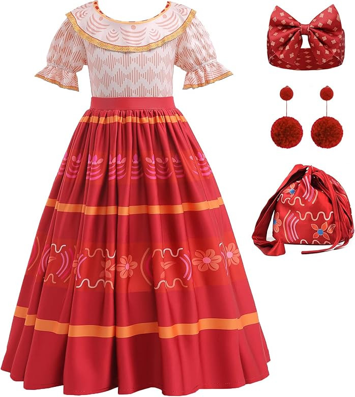 JOURPEO Magic Dress Costume Toddler Girls Cosplay Role Play Clothes Kids Halloween Stage Show Par... | Amazon (US)
