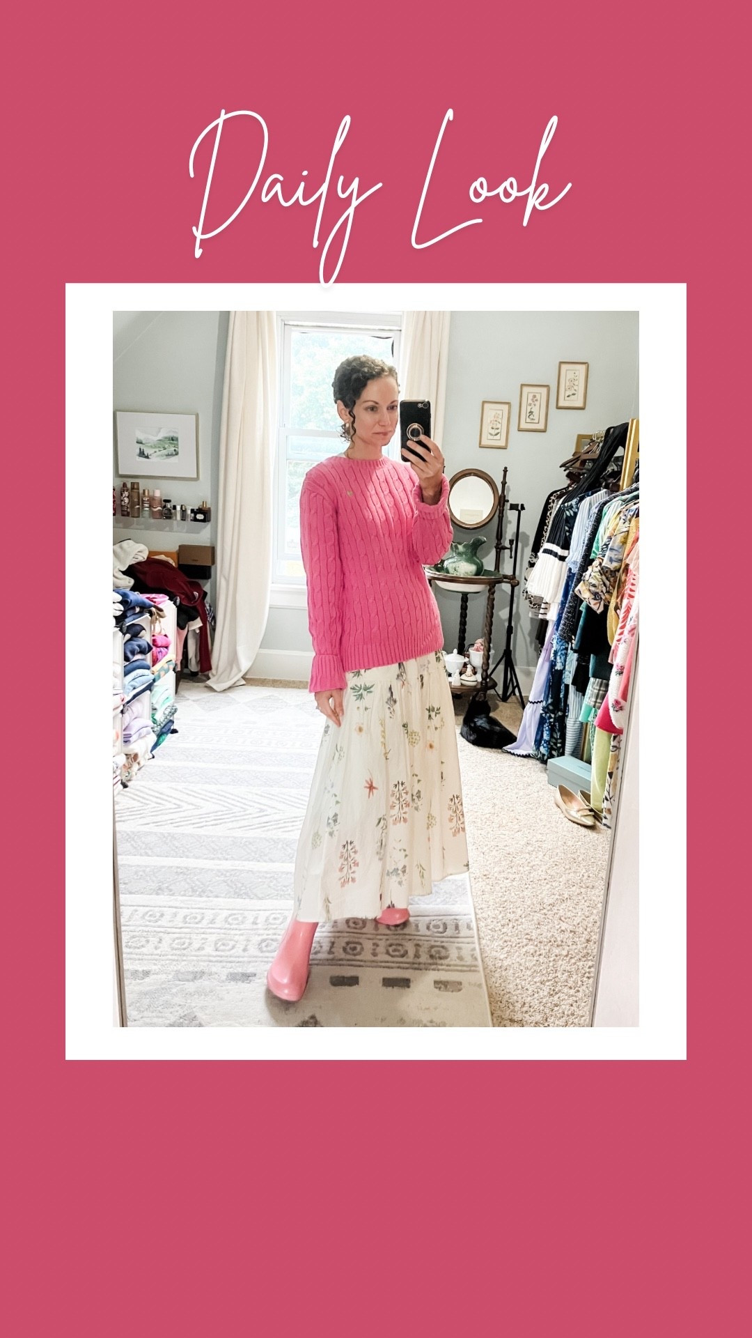 Rain boots for fall!
Petite outfit. Preppy outfit. Modest outfit. Classic outfit. Colorful outfit  

#LTKPetite #LTKOver40 #LTKFindsUnder50