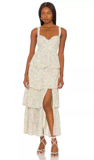 Shona joy marea shop tiered maxi dress