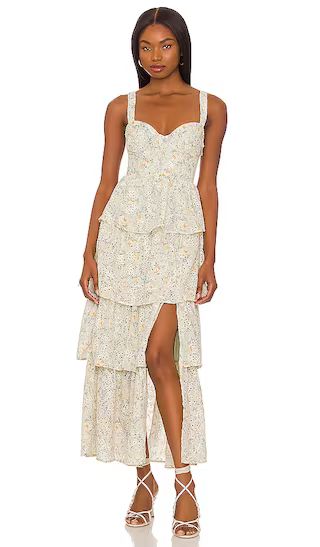 Midsummer Dress in Light Mint Multi Floral | Revolve Clothing (Global)