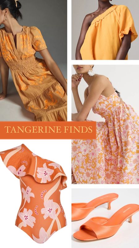 Summer is almost here and I’m loving these fun hues of tangerine 🍊 