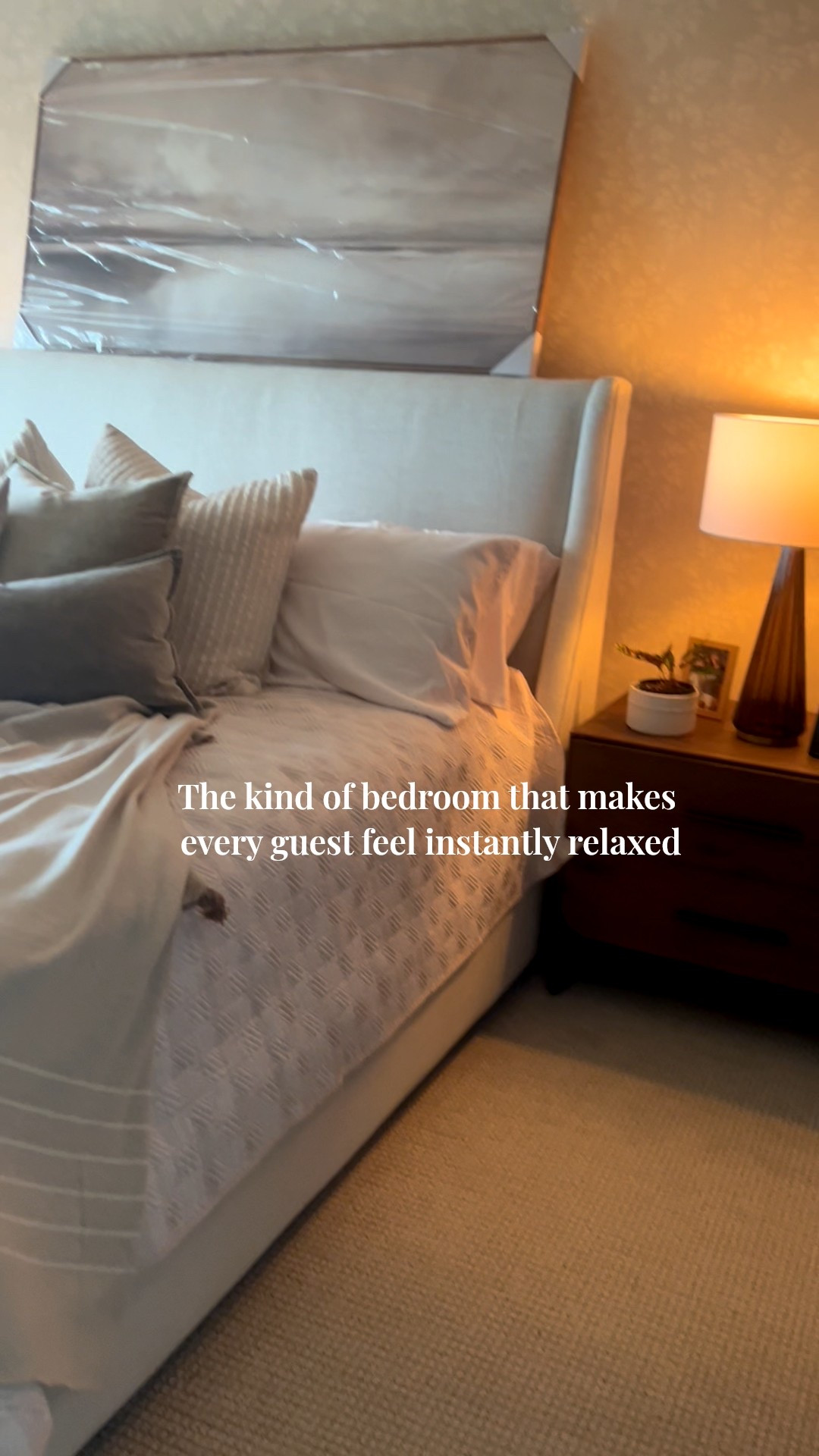 Calming Guest Bedroom with a Beautiful View

I linked the standout pieces and similar options below. Tap to shop.

Curating a bedroom built for calming relaxation and a beautiful view. 

This room isn’t finished yet, but it’s well on its way. I’m sharing all of our Arhaus pieces, along with the wallpaper and details that bring softness, warmth, and a welcoming feel to any guest space. 

Curated for your guests

Simple touches, layered textures, and a serene palette make this room feel peaceful from the moment you walk in.

#GuestBedroomInspo #CalmAndCozy #BedroomDesign
#ArhausHome #WallpaperDetails 

#LTKHome