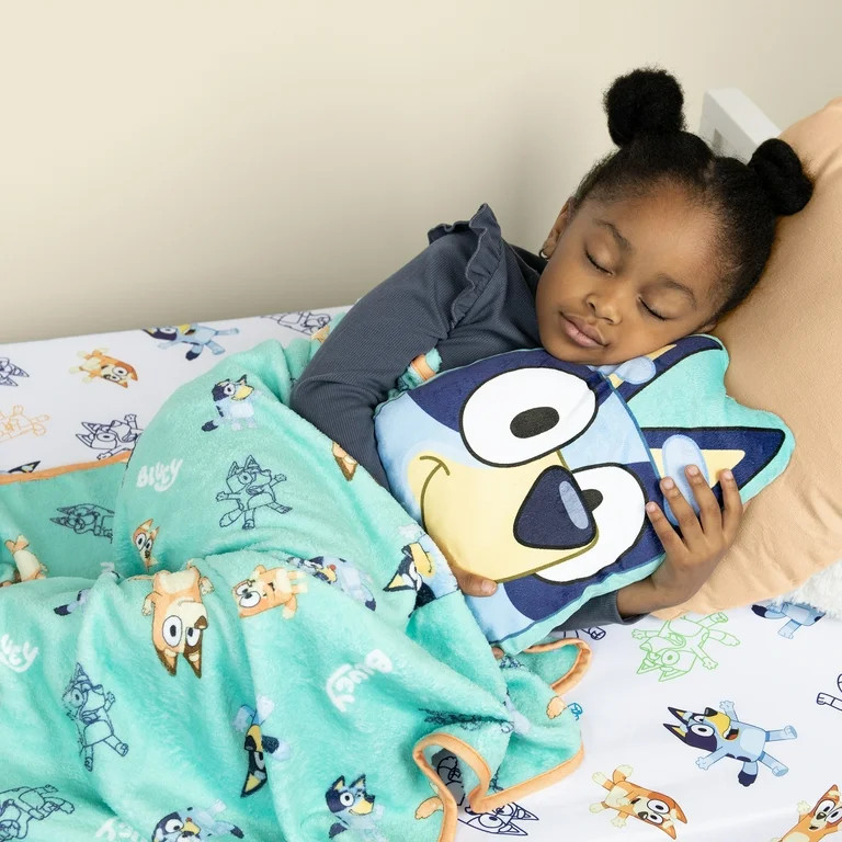 Bluey Pillow Pal & Blanket Set for Toddler Boys and Girls | Walmart (US)