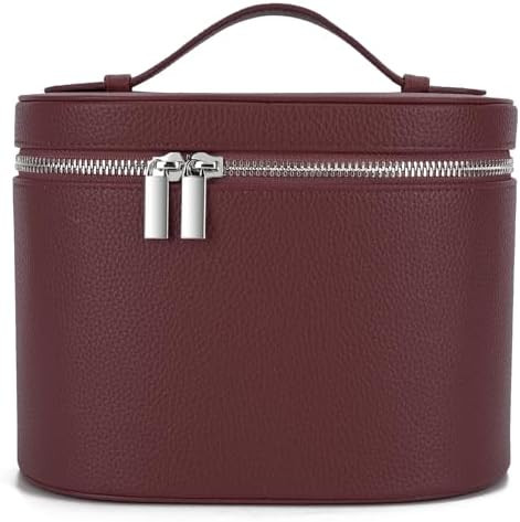 YFGBCX Makeup Bag Vanity Case with Removable Divider Travel Toiletry Bag Portable Cosmetic Bag Ma... | Amazon (US)