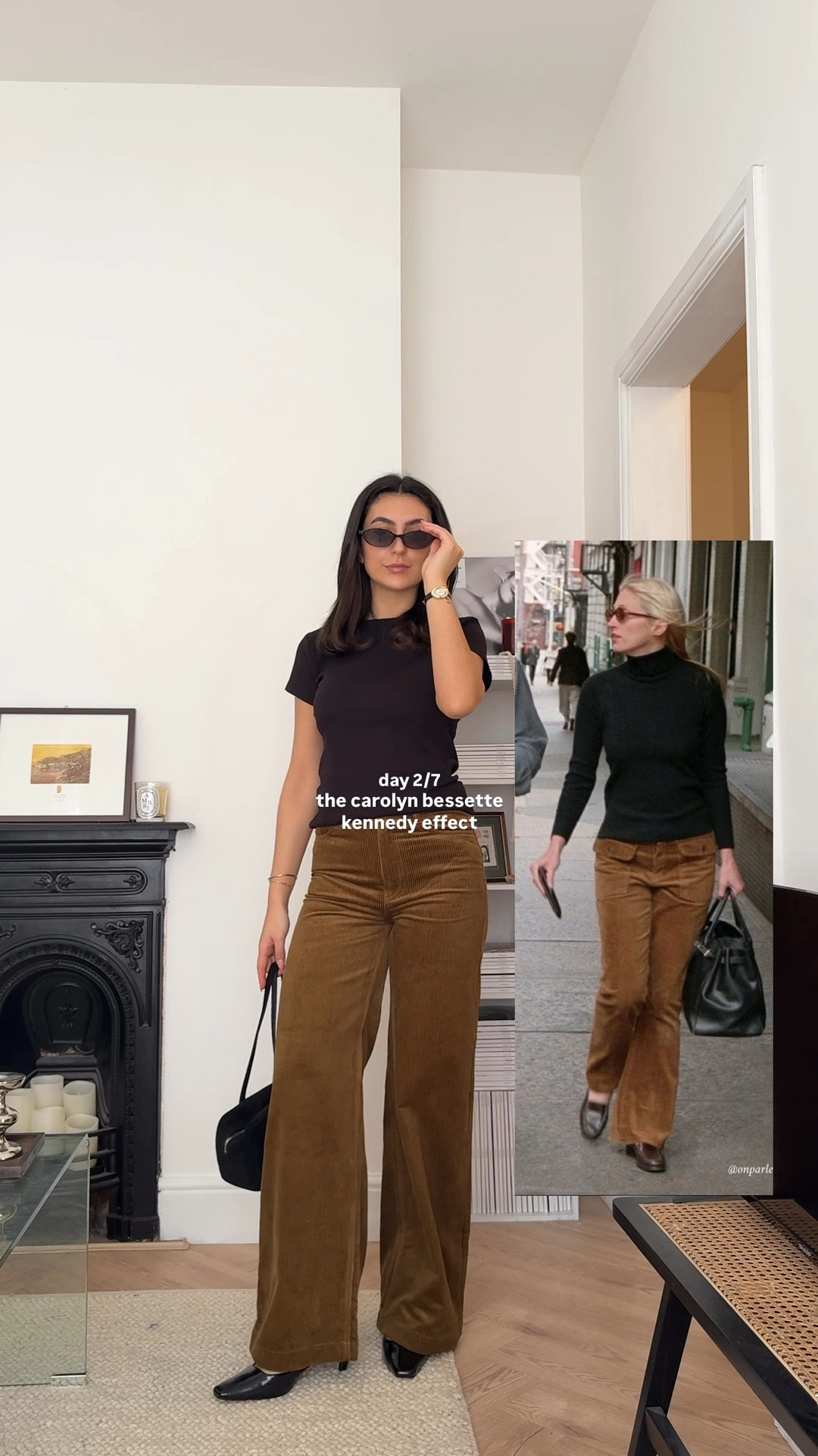 Carolyn bessette kennedy inspired outfit 