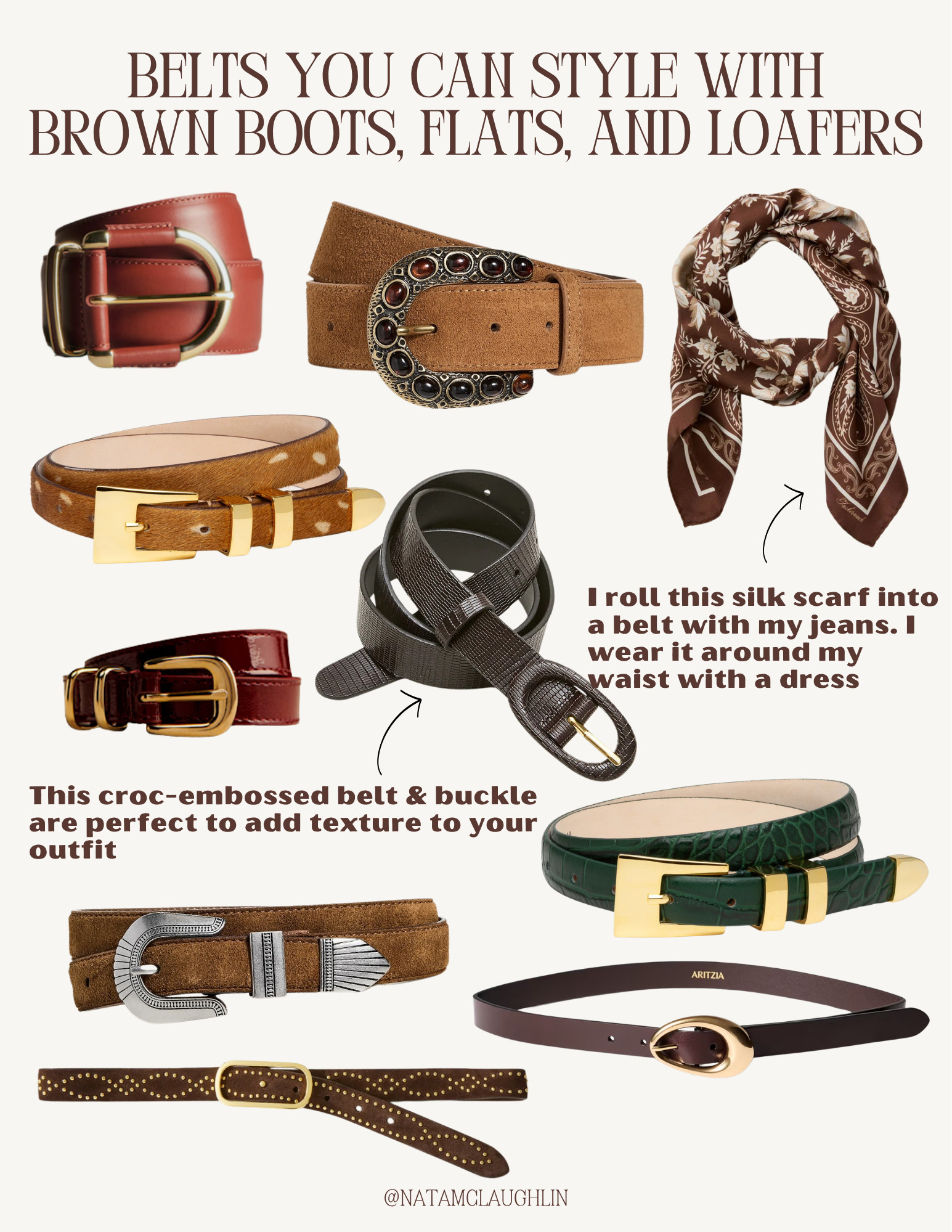 Belts to wear with brown shoes this fall 

 #LTKmomlife #LTKWorkwear