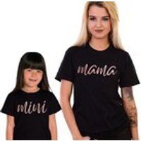 Mama and Mini Matching Shirt Set, Rose Rold Mothers Day Tshirts, Mommy And Me Shirt Set, Matching Mo | Etsy (US)