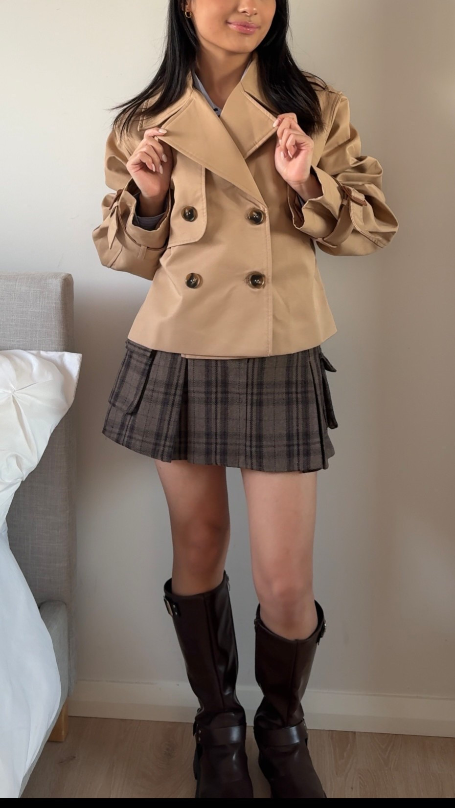 Camel trench but make it cropped✨👌

#LTKpetite #LTKwinter #LTKaustralia