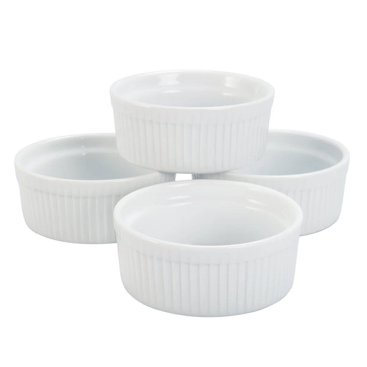 BIA Cordon Bleu 10-Ounce Individual Porcelain Soufflé Ramekins (Set of 4) | Wayfair North America