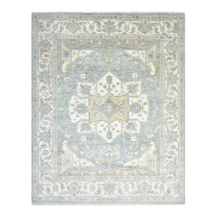 Samir Handmade Hand-Knotted Ivory Rug | Wayfair North America