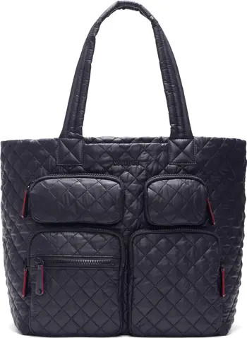 Large Metro Quilted Nylon Tote | Nordstrom
