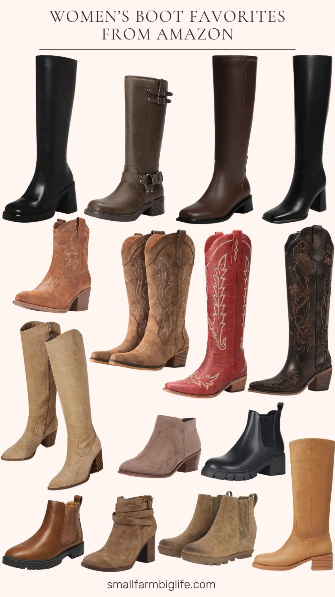  

 I love fall boots and I love even more that cowboy boots are in style right now. 

These are such pretty options to go with dresses or jeans. Bonus that they keep your feet toasty warm  

#LTKOver40 #LTKFindsUnder50 #LTKShoeCrush