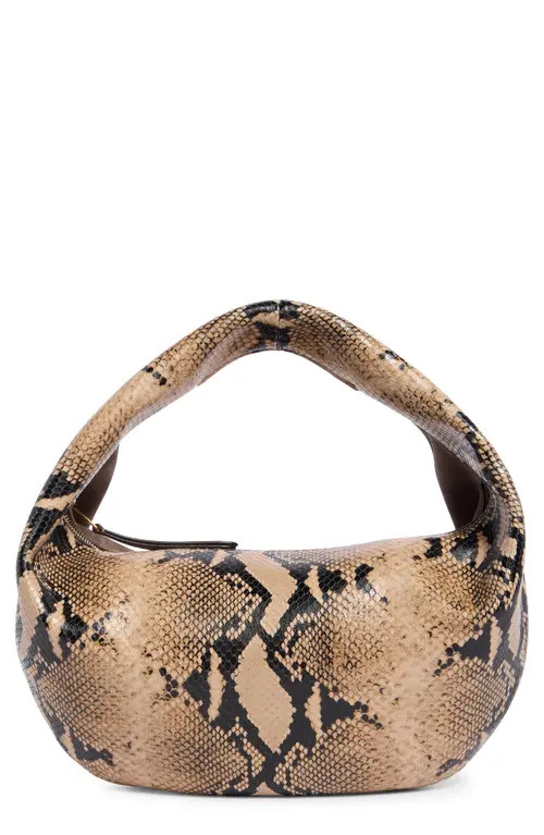 Khaite Medium Olivia Leather Hobo Bag in Taupe/morning Dove at Nordstrom | Nordstrom