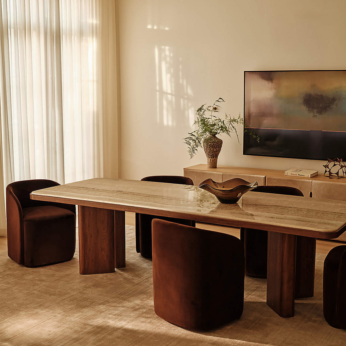 Who says everyday dinners can't feel luxurious? 🤎 These CB2 dining finds turn every meal into an experience with a beautiful dining table, elegant chairs, a chic sideboard, and stylish counter stools. Cozy, minimal, and perfect for fall entertaining.

#CB2 #CB2Home #FallHosting #DiningDecor #DiningTable #DiningChairs #Sideboard #CounterStools #ModernDining #LuxuryHome #HomeDecorIdeas #CozyLiving #DiningRoomInspo #NeutralHome #FallTablescape #FamilyDinner #InteriorStyle #DesignerFurniture #HomeGoals #AutumnVibes 

 #LTKSeasonal #LTKHome #LTKSaleAlert