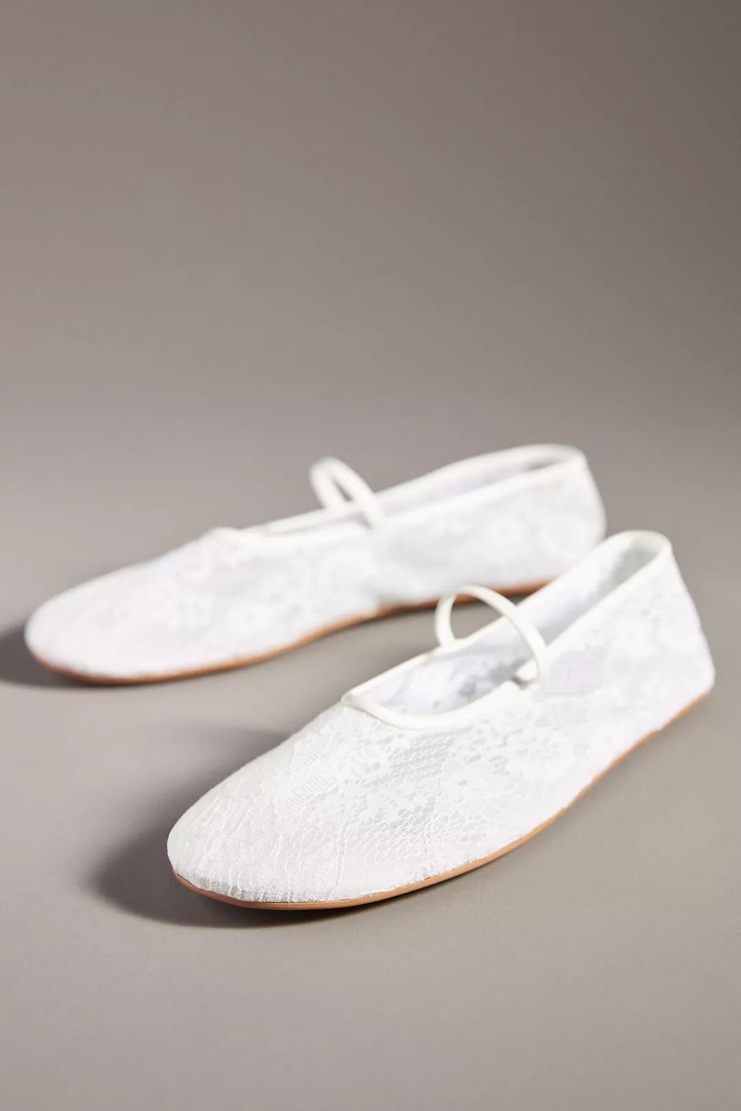 Jeffrey Campbell Swan-Lake Lace Flats | Anthropologie (US)