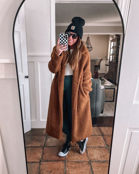 My snow day ootd and process of elimination.

I started out with the long sweater coatigan which is what I wore inside, then planned on wearing the long teddy coat when we left to run errands. Ended up going with a different coat altogether but all of these looks are super cute and cozy!

I’m wearing a medium in the joggers and they are so comfy! If you sign up for VIP with Fabletics, you can get two bottoms for $24 and 70% off of everything else.

Cardigan is linked here, and similar teddy coats along with everything else.



#LTKsalealert #LTKstyletip #LTKover40