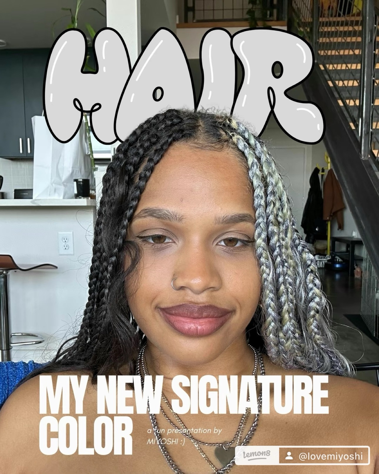 My new signature hair color🤍

1/ I needed a change One thing about me, I love experimenting with my hair. At first, it was fun dying my whole head with different colors, but it got tiring and tedious to keep up with. So, I chopped off my bleached ends, but something still didn’t feel right. I needed to try something new, something that will make my hair stand out without too much extra work. 2/ I got inspired I saw some of my favorite creatives wearing a similar style. I’ve always been in love with Cruella de Vil’s hair as well, especially when the live action movie released. I didn’t want to fully commit to bleaching half my hair, so I did a quarter instead. 3/ I fell in love  This new look feels like me. I’m so happy that I found something that works for me and can’t wait to try different styles with this hair.

#LTKbeauty #LTKstyletip #LTKSpringSale