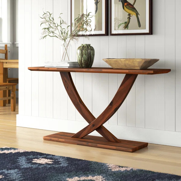 Catelynn 57'' Solid Wood Console Table | Wayfair North America