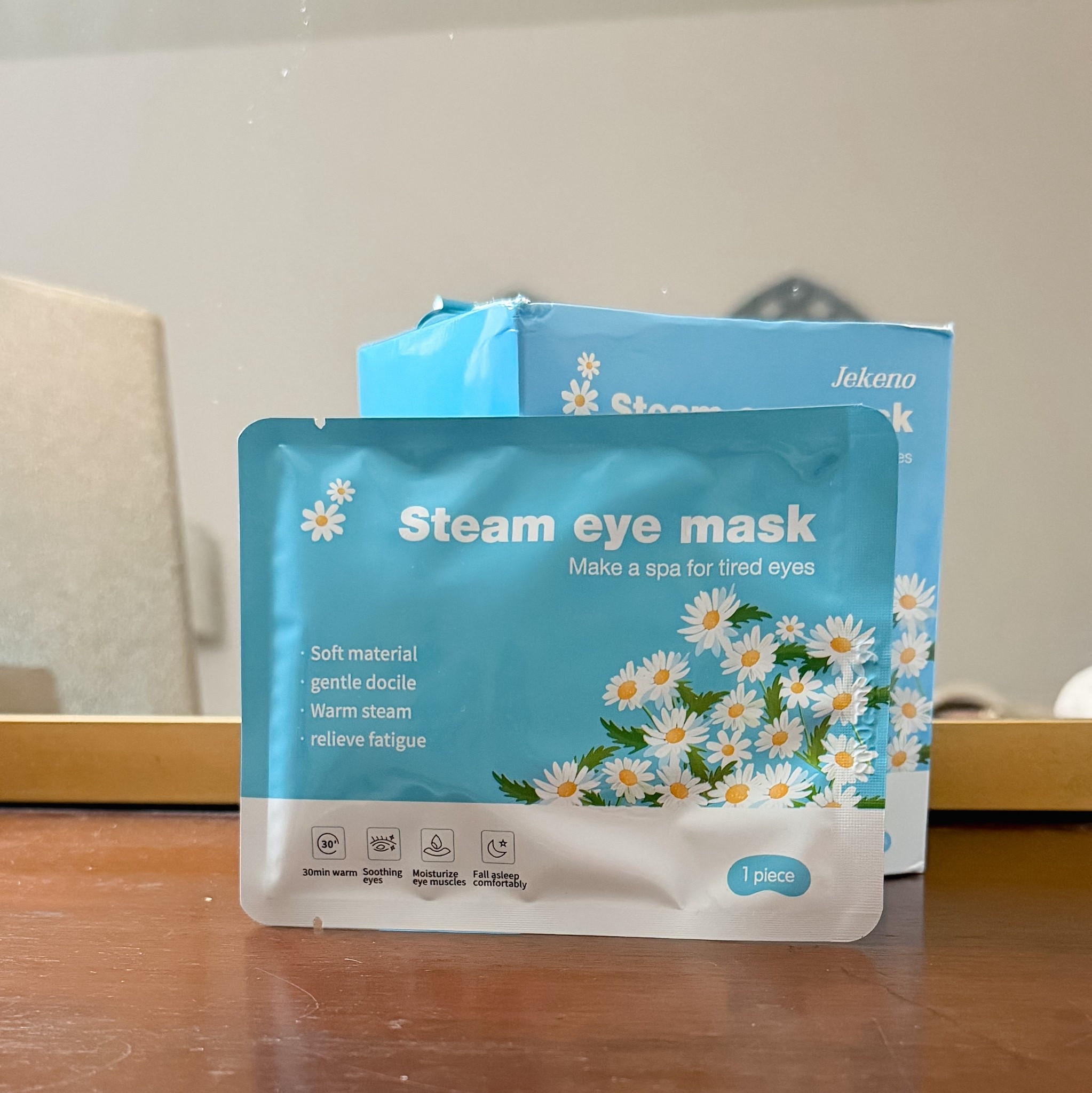 One of my favorite self care things I do nightly is wear a steam mask when I crawl into bed.
The steam mask alleviates stress, hydrates my dry eyes as well as moisturizes around my eyes, helps the castor oil penetrate deep into my tissues to help with lash growth & restores a youthful glow around my eyes not to mention helps me fall asleep quickly.

#LTKBeauty #LTKselfcare #LTKmomlife