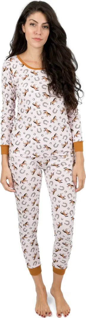 Women's Cotton Matching Family Pajamas, Wild Canvas Prints | Nordstrom