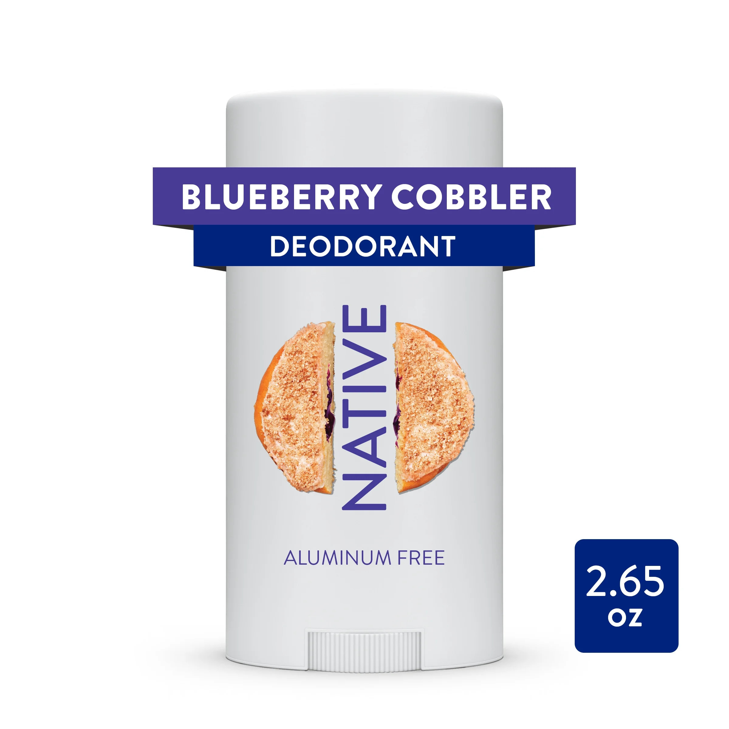 Native Dunkin' Deodorant, Aluminum Free, Blueberry Cobbler, 2.65oz | Walmart (US)