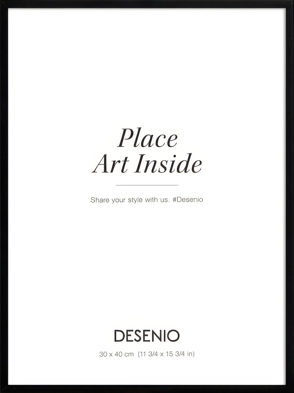 Metal frame Black, 12" x 16" in | Desenio