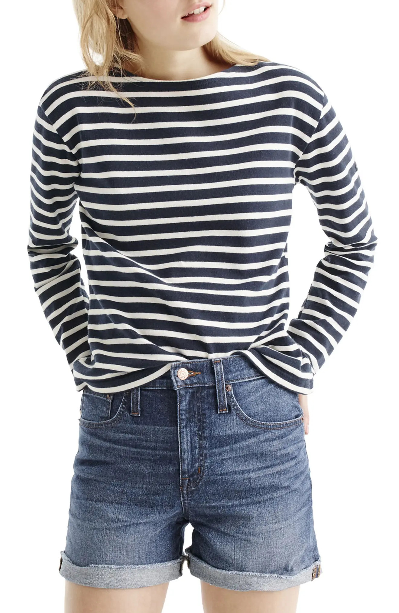 J.Crew High Rise Denim Shorts | Nordstrom