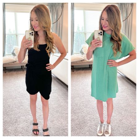 Loving these new spring arrivals from Magnolia Boutique! Both of these dresses are so comfy! #ad #wrapdress #tshirtdress

#LTKfindsunder50 #LTKSeasonal #LTKstyletip