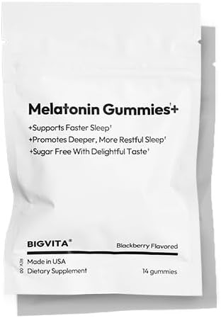 BIGVITA Melatonin Gummies+ | Natural Sleep Support with L-Theanine, Chamomile & Botanicals, Rest ... | Amazon (US)
