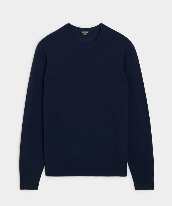 Silk-Cashmere Crewneck Sweater | Todd Snyder