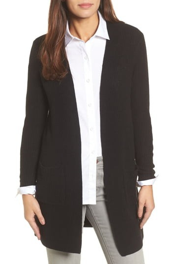Women's Halogen Long Ribbed Cardigan | Nordstrom