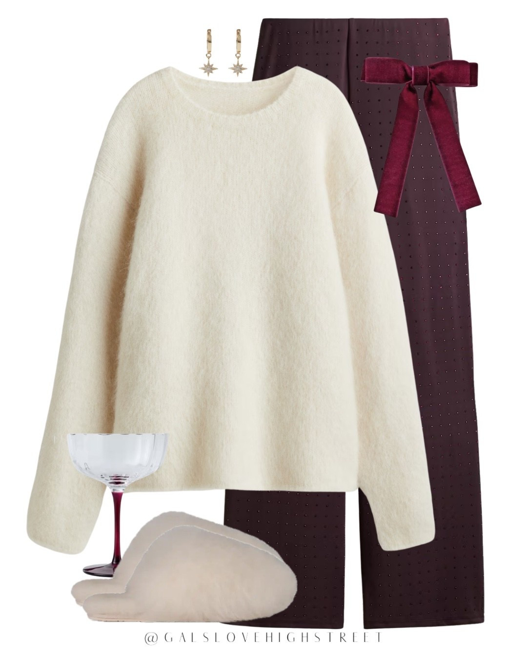 Christmas Day outfit, burgundy, knitwear 

#LTKfestive #LTKwinter #LTKuk
