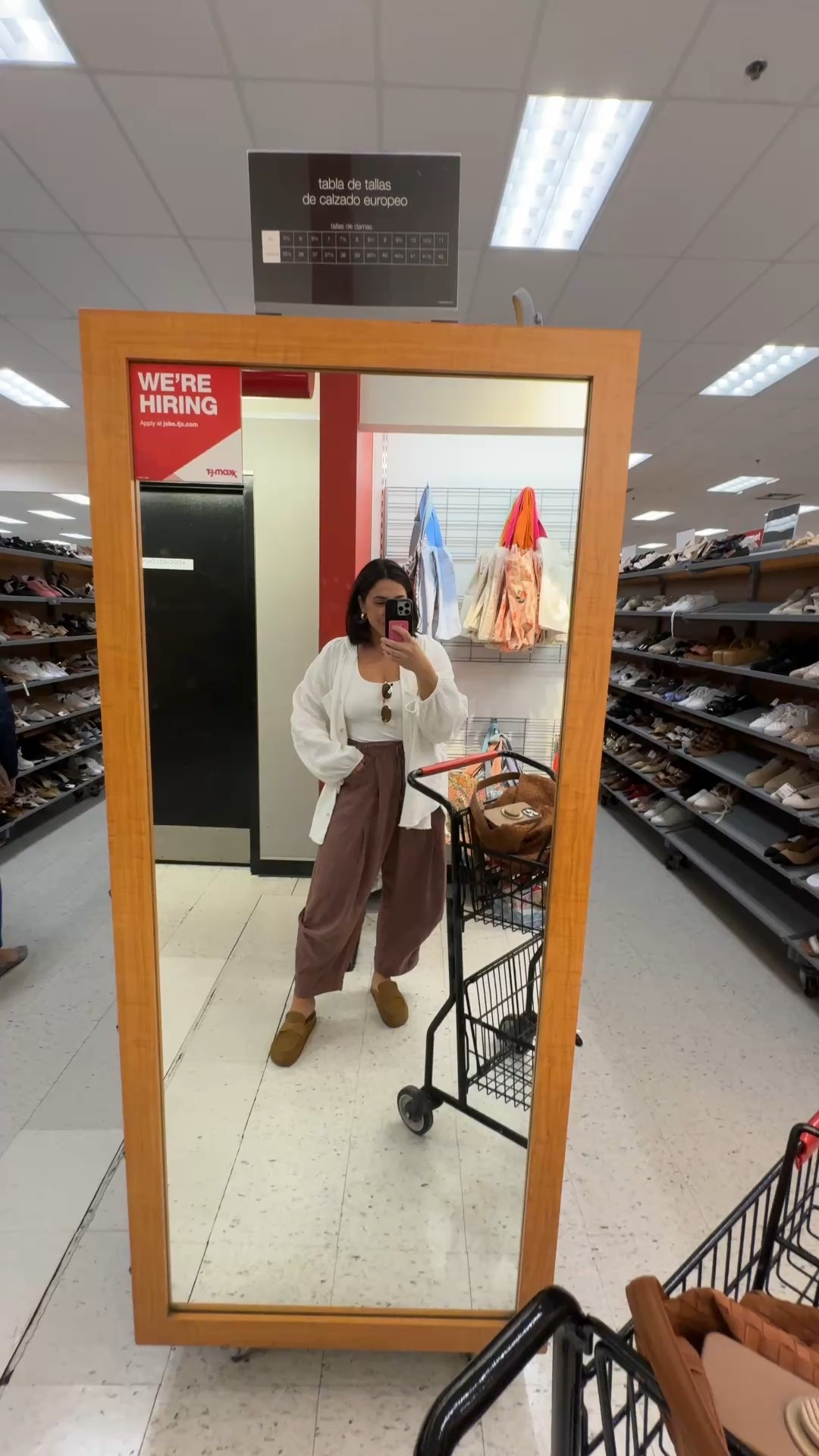 Casual boho chic spring outfit! Mom style as a size 10 midsize.  Top: M, shirt: L, pants: M. Shoes TTS. 

#LTKFamily #LTKStyleTip #LTKMidsize